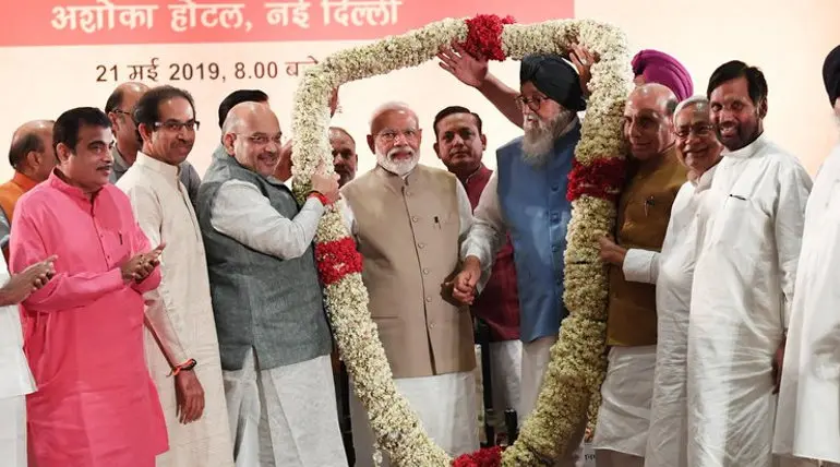 Modi has Expanded his Boundary in India Partially into West and South