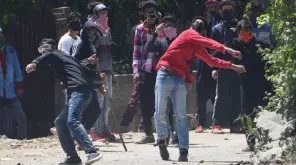 Grenade attack on a Pulwama Polling Station Kashmir
