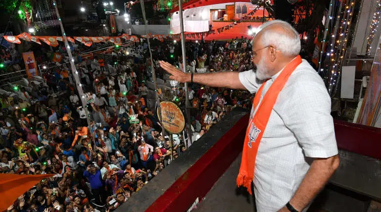 Prime Minister Narendra Modi Victorial Speech in Ahmadabad