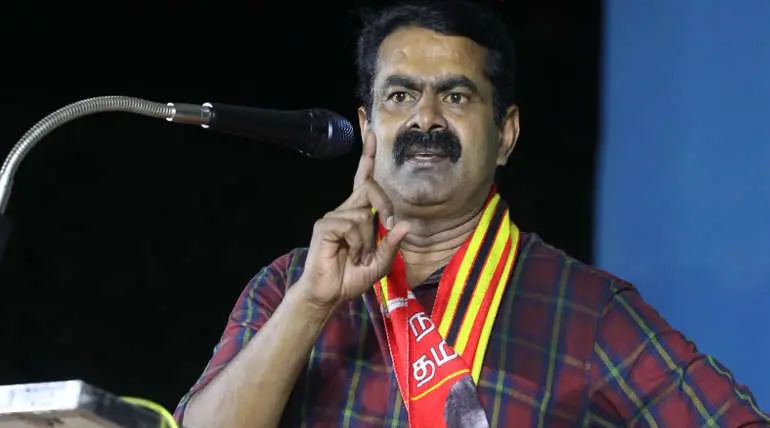 Seeman Fired at the Young Voters in Chinniyampalayam
