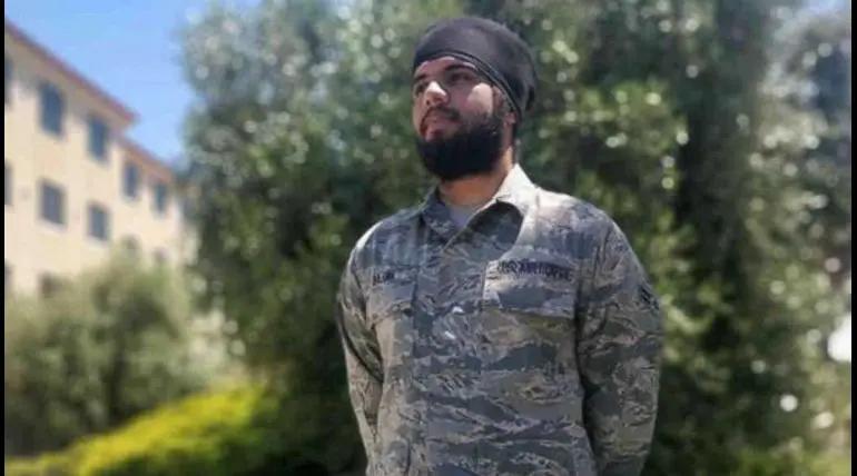 Turban and Beard Allowed on Active Duty for a Sikh American Airman by the US Air Force