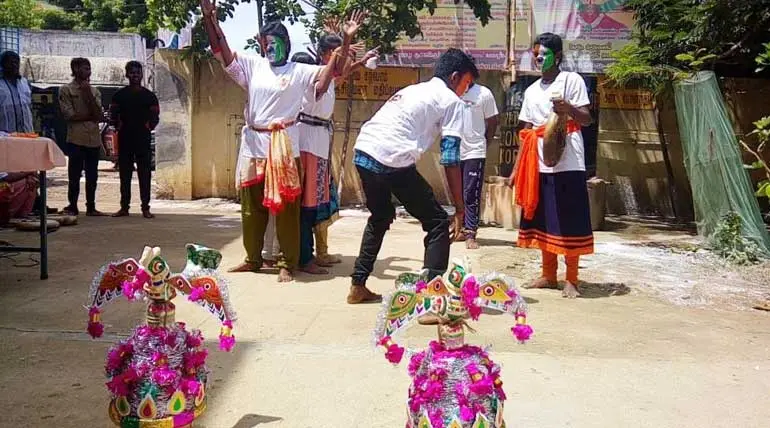 Plastic Perils Well Explained by Corporation School Students Guided by Agaram foundation