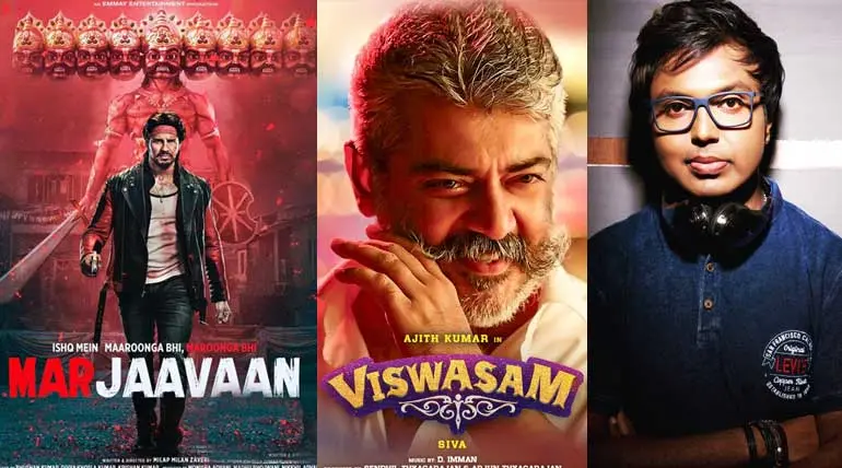 Marjaavaan Bollywood movie copies Viswasam BGM - Imman disappointed comments in Social Media