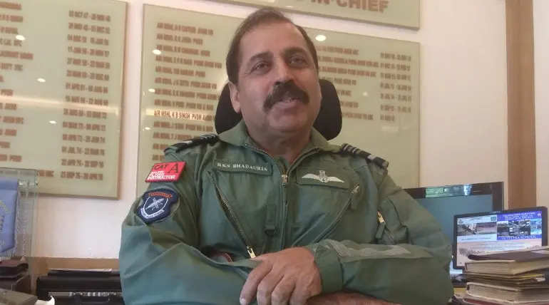 Air Marshal RKS Bhadauria replaces BS Dhanoa as IAF chief from October 1st