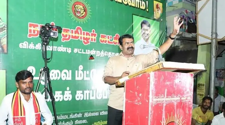 Seeman continues his controversies in the two by-elections