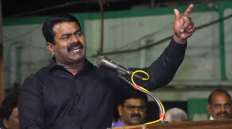 Seeman at Nanguneri and his thoughts about the Revolution of Tamil Legends