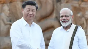 China President Xi Jinping and PM Modi held informal meetings in Mamallapuram