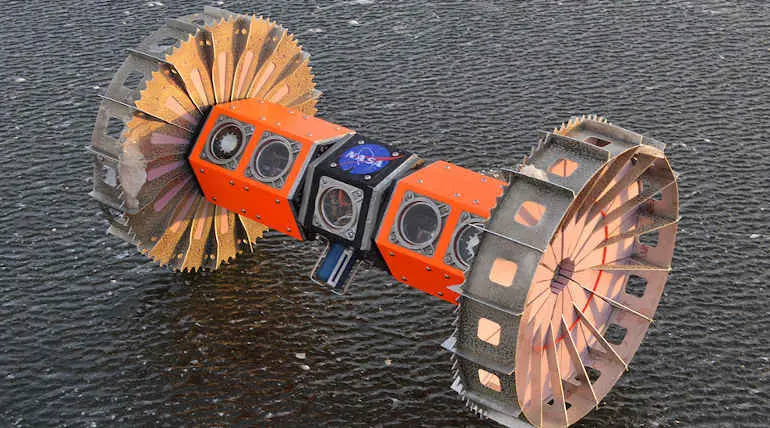 BRUIE Rover is going For a Drill Under Ice