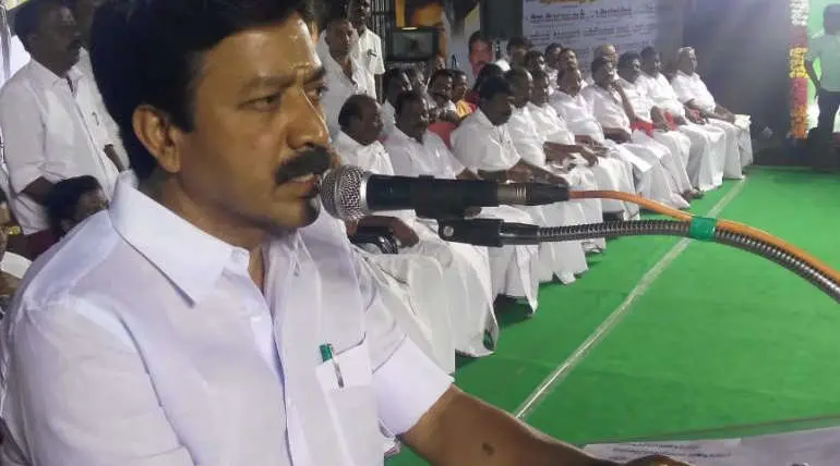 Minister C. V Shanmugam criticizes DMK leader Stalin