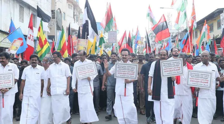 DMK Chief Stalin Says, Protest Against CAA will Continue After Local Body Election