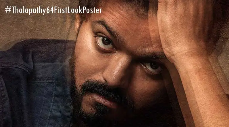 Thalapathy 64 First Look Poster with Movie Name Master