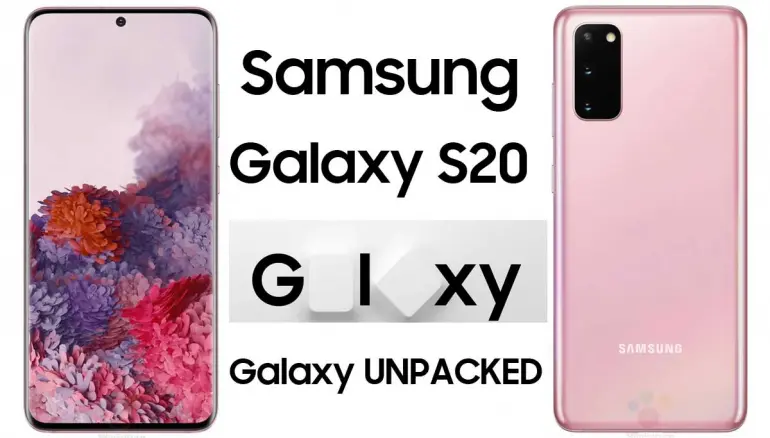 Galaxy Unpacked Event: Samsung Galaxy S20 Model Complete Leaked Specs
