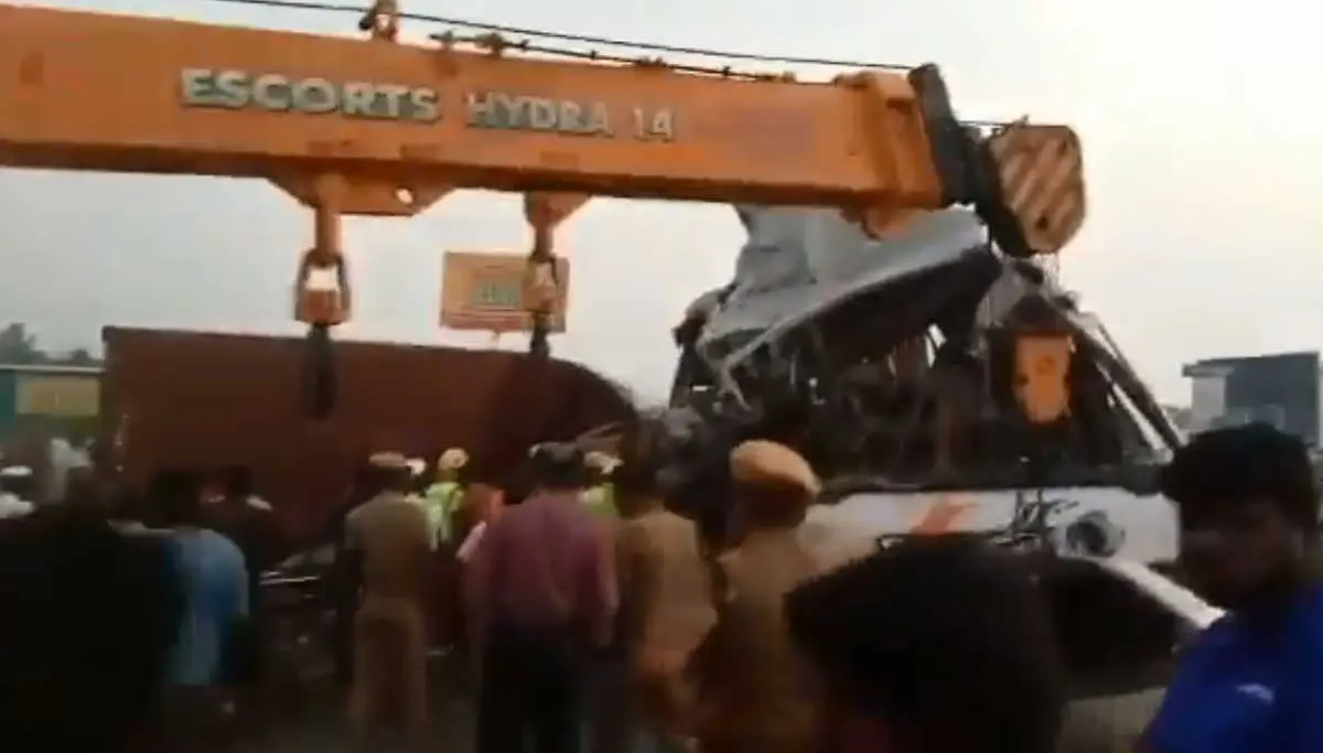 Tirupur Bus Accident: Death Toll Rises to 19 and Most of the Deceased are from Palakkad