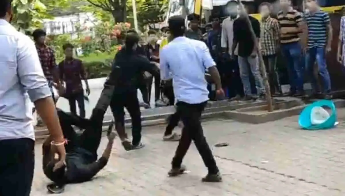 SRM University Students found Fighting with Knives, and Guns