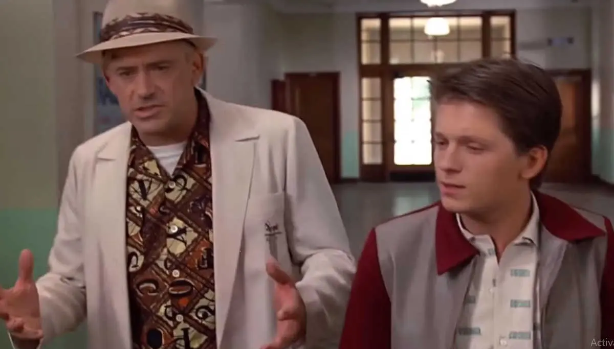 Back to the Future Allegedly Deepfaked with Tom Holland and Robert Downey Jr.