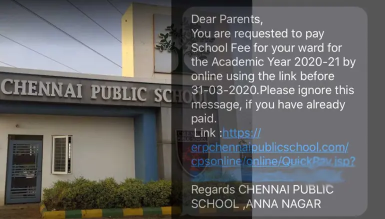 CBSE schools at Chennai forcing parents to pay School fees During Lockdown