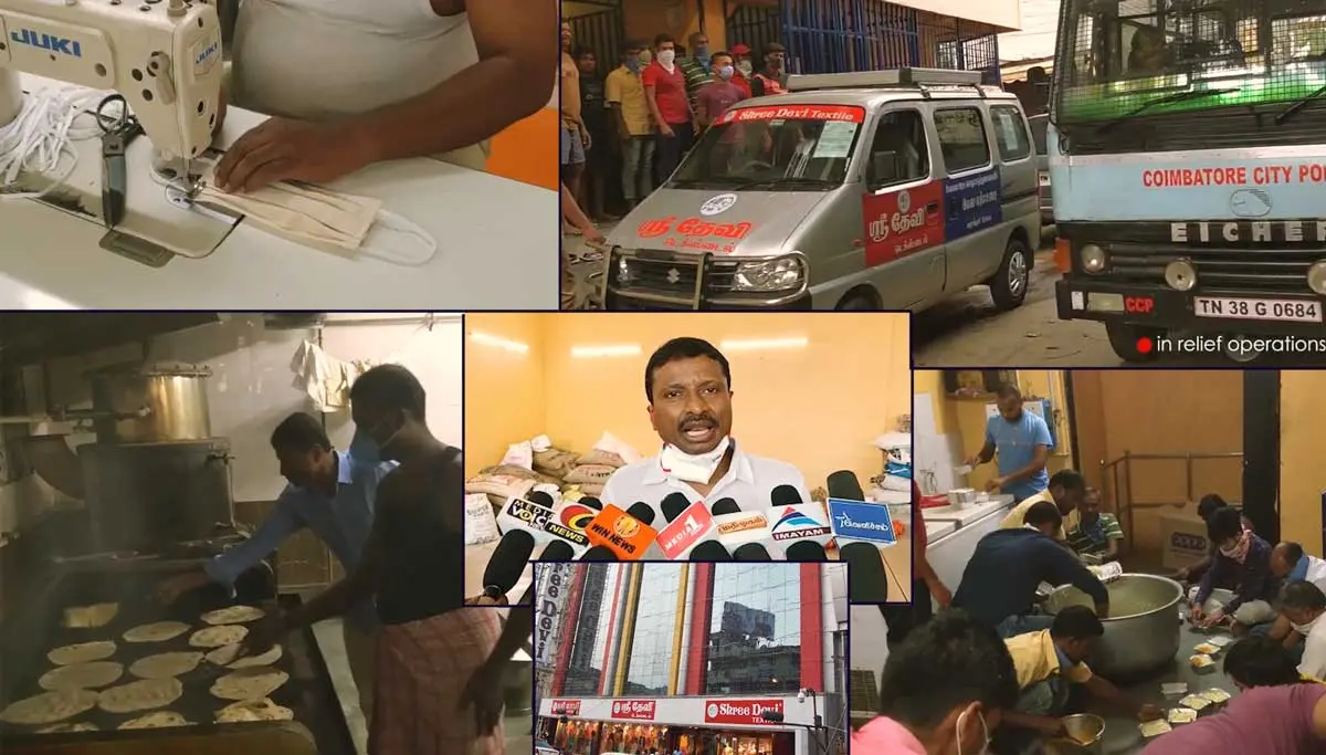 Coimbatore Shree Devi Textiles Donates Rs. 1 Crore to TN Government to fight CoVid-19