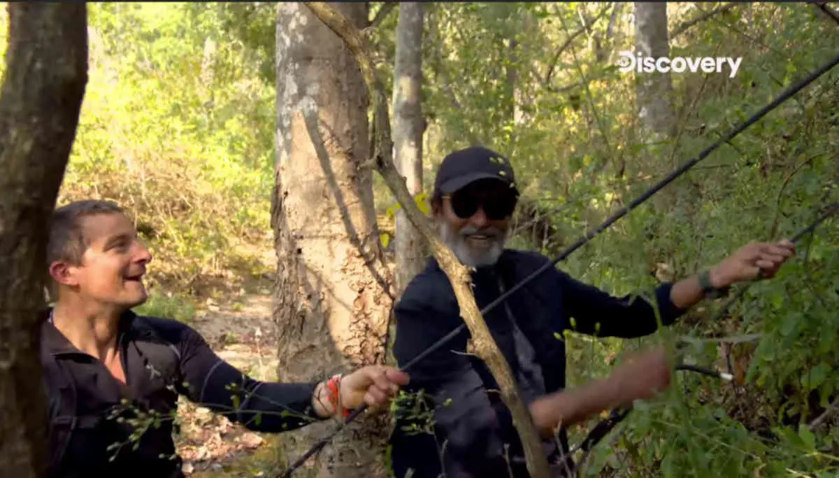 Discovery Channel Releases the Adventurous Sneak Peek of Rajini's Into the Wild with Bear Grylls