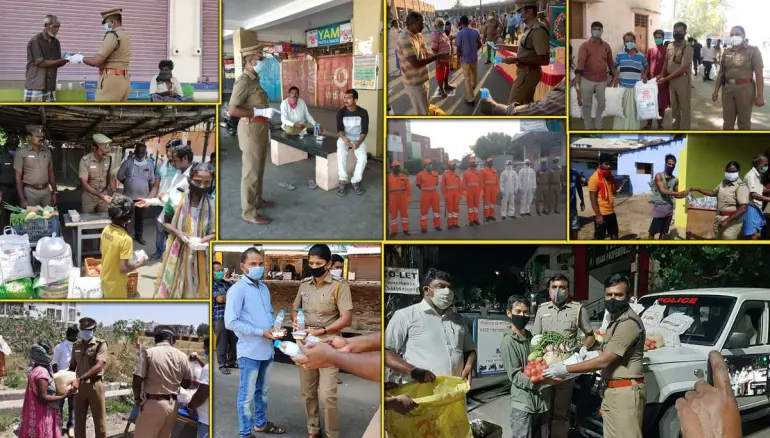 Covid-19 Lockdown: Coimbatore City Police - For the People and To the People