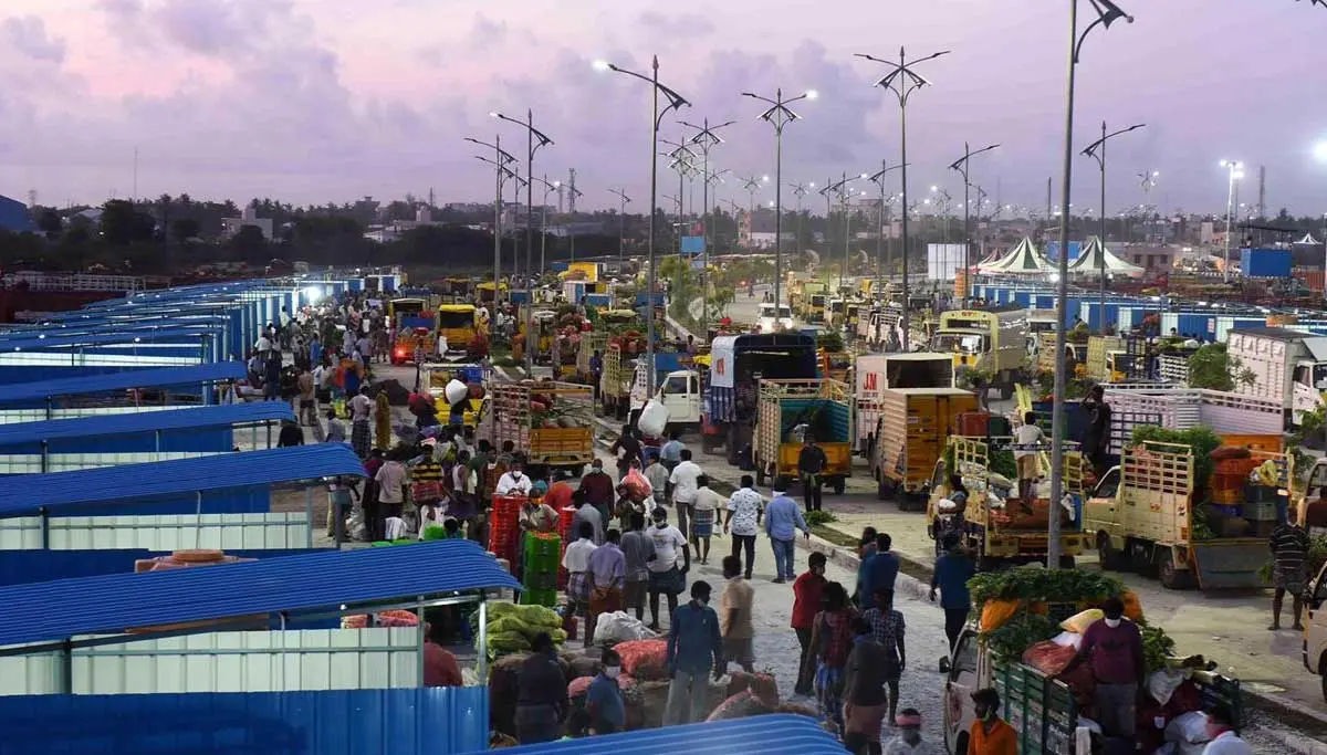 Thirumazhisai Market Ready: Helps reducing Vegetable Prices in Tamil Nadu
