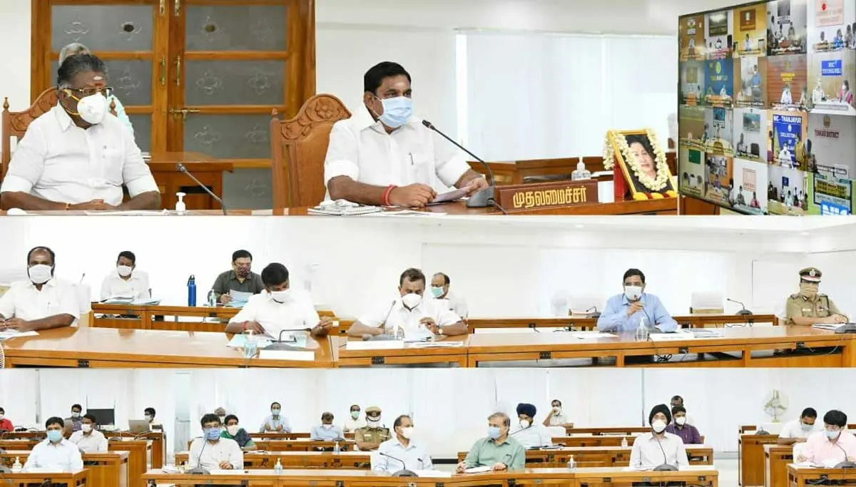 COVID19 Tamil Nadu: CM Edappadi Palaniswami District Collectors Meeting Coverage