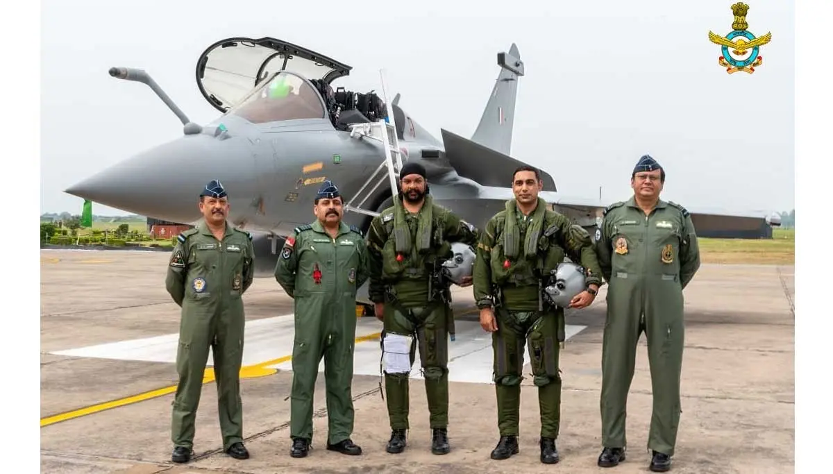 Rafale fighter jets details on the day 2 of their landing in Indian soil