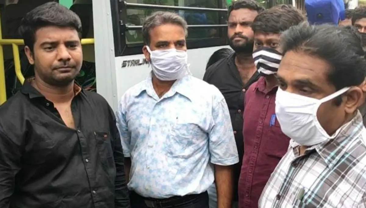 Kanda Sashti Kavasam controversy Surendran surrenders in Pondicherry police Station