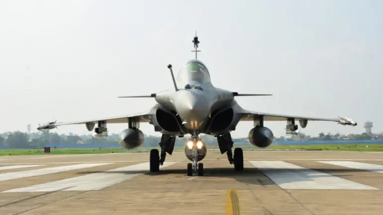 Five Rafale fighter jets inducted to IAF Golden arrows 17 Squadron after Sarva Dharma Puja