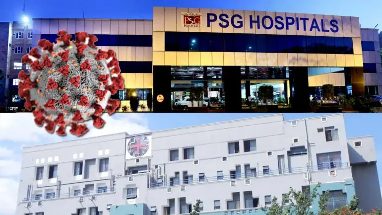 Kongunad Hospital and PSG hospital Cares Covid patients next to Govt Hospital