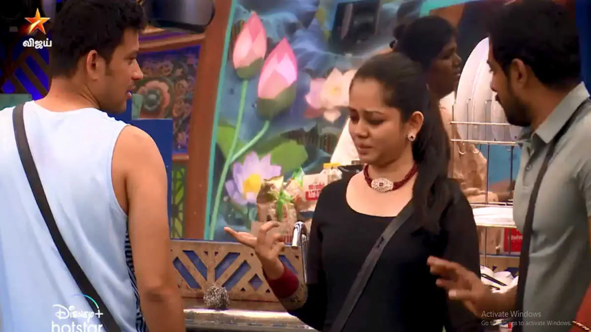 Anitha Becoming a Cry Baby around BB House: Promo1 , Oct 08