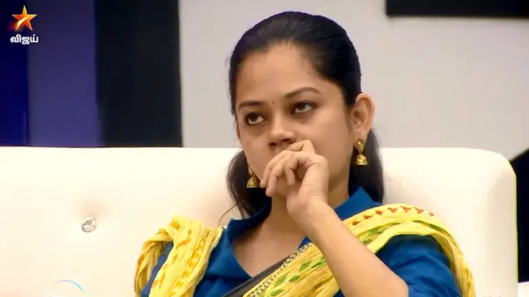 "He is trying to get the lights on him" - Anitha continues her accusation.