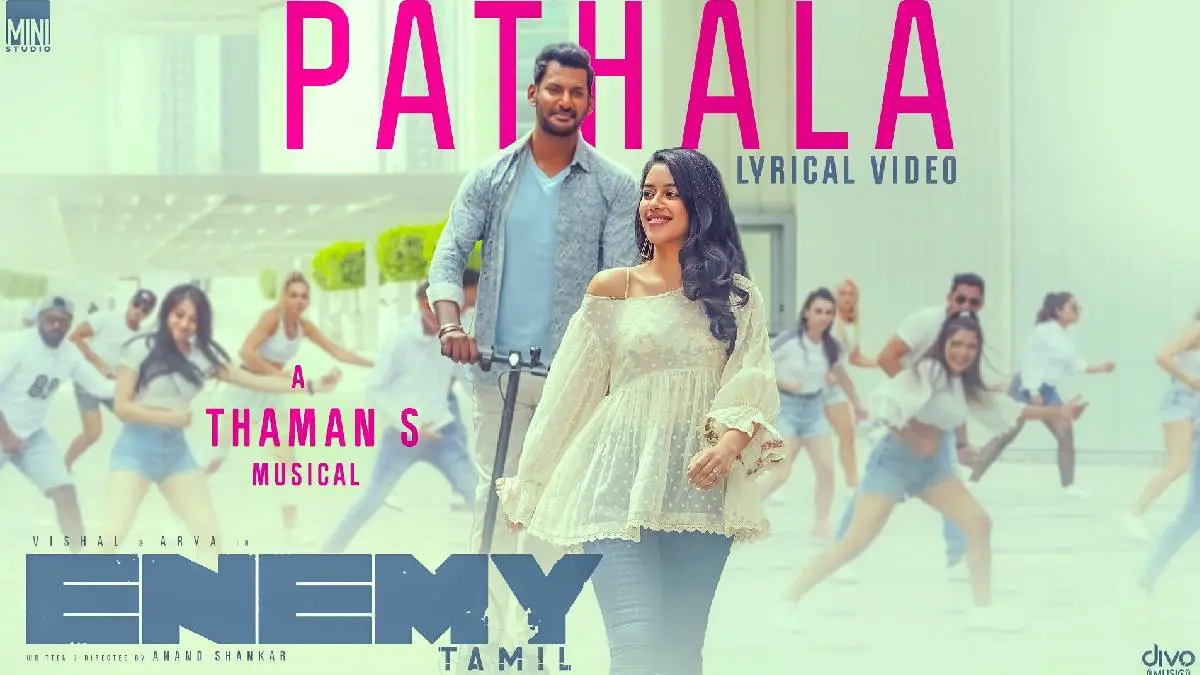 Enemy Tamil Movie: Vishal Arya's Enemy Movie First Single Pathala Song