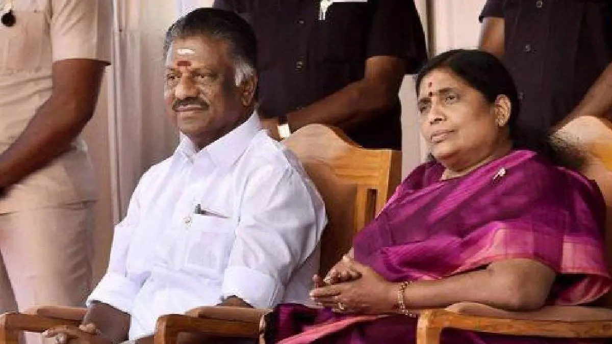 AIADMK Leader Panneerselvam Wife Vijayalakshmi Passes Away