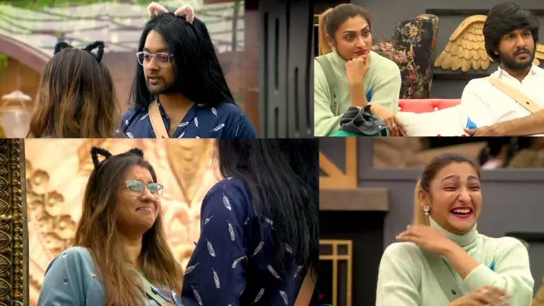 Priyanka And Raju Has A Fun Mirror Task In Bigg Boss Tamil 5 Today