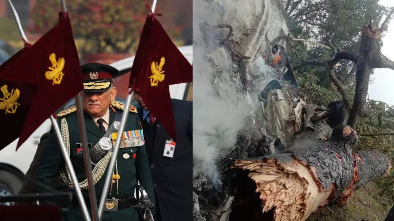 CDS Gen Bipin Rawat And Wife Dead In The Chopper Crash Confirms IAF