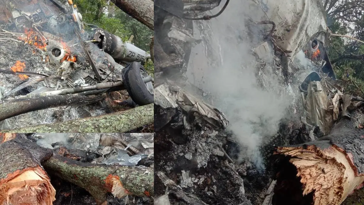 CDS Gen Bipin Rawat Chopper Crash In Nilgiris District Coonoor Details