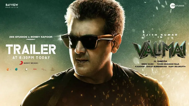 Valimai Trailer Starring Ajith And Directed By H. Vinoth Release Time