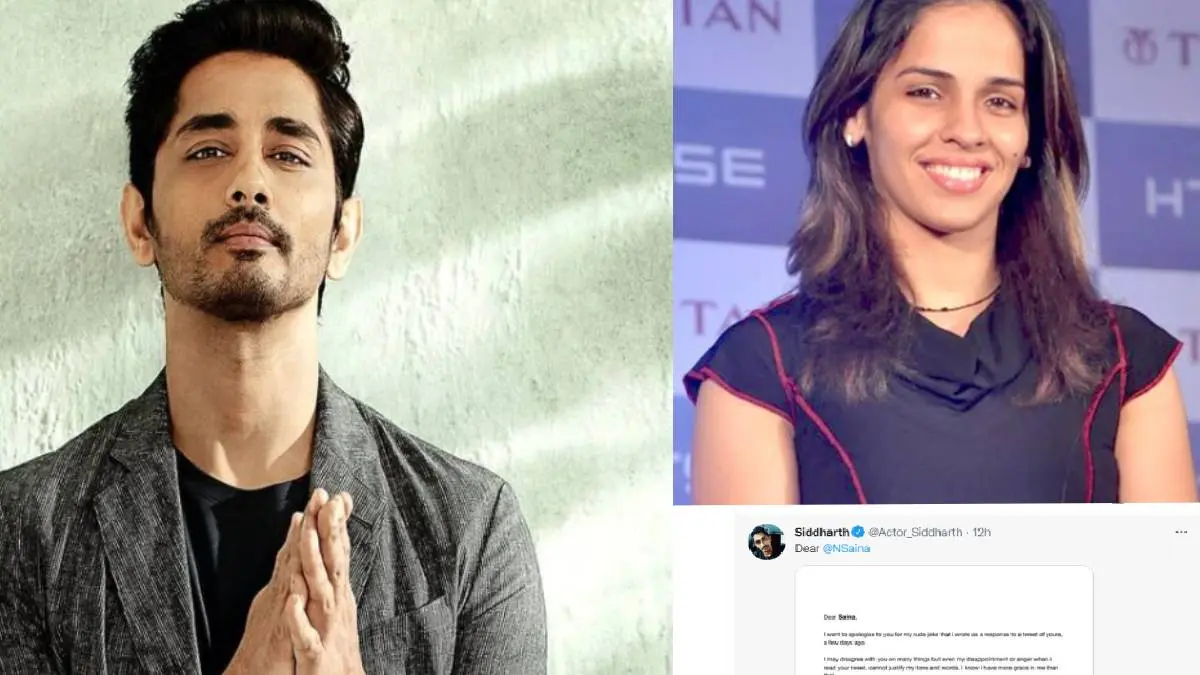 Actor Siddharth apologizes to Saina Nehwal And The Issue Ended