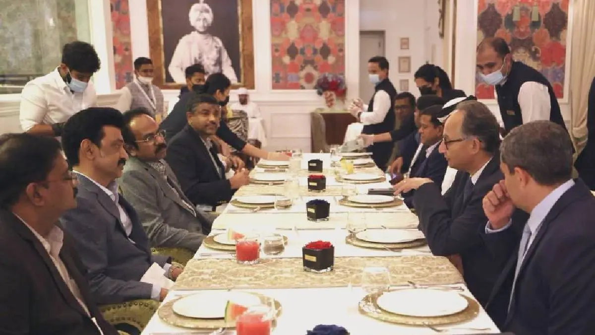Tamil Nadu Chief Minister Stalin Consultation with UAE Ministers?