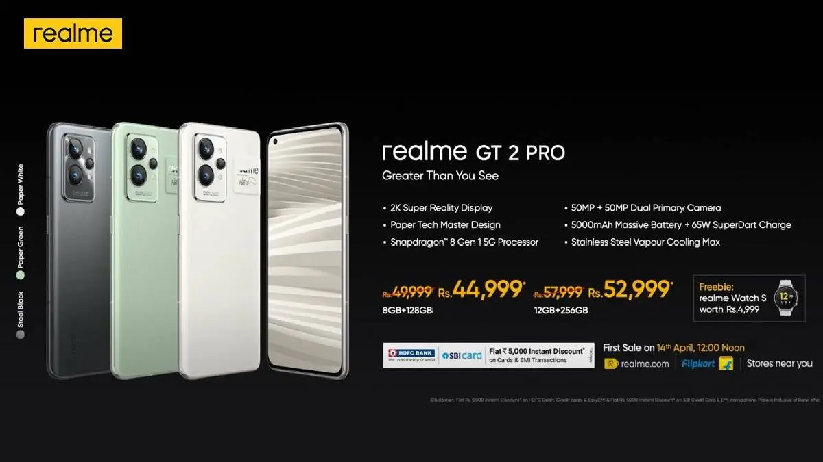Realme GT 2 Pro Full Specifications And Price In India