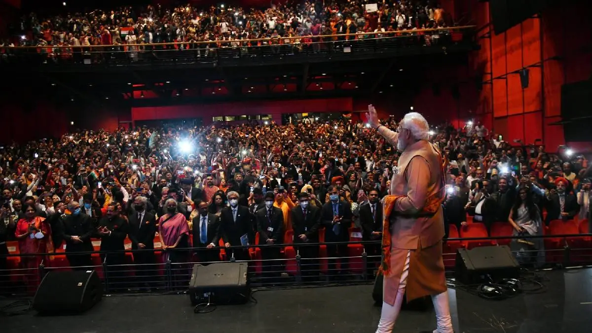 2024 Modi Once More Slogan Roared PM Indian Community Event In Berlin