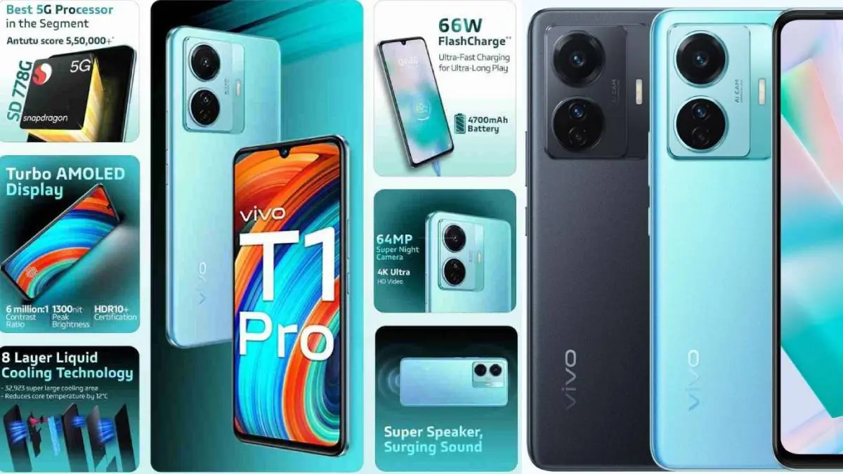 Vivo T Series: Vivo T1 Pro 5G Full Specifications And Price In India