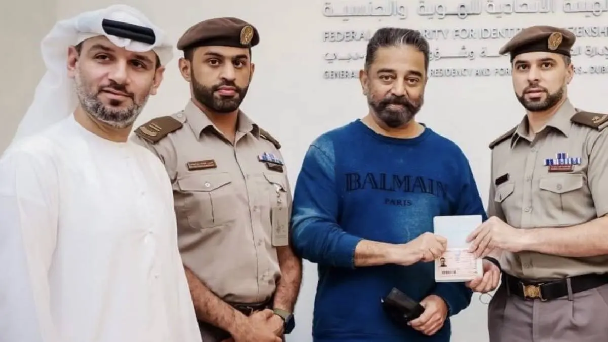 Actor Kamal Haasan Receives UAE Golden Visa
