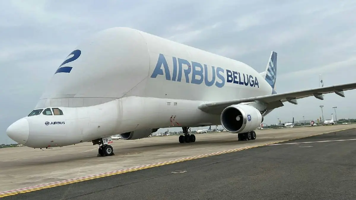 Airbus Beluga At Chennai And Specialties Of The Whale Cargo Plane