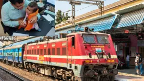 10-month-old Baby Employed In The Indian Railways For The First Time