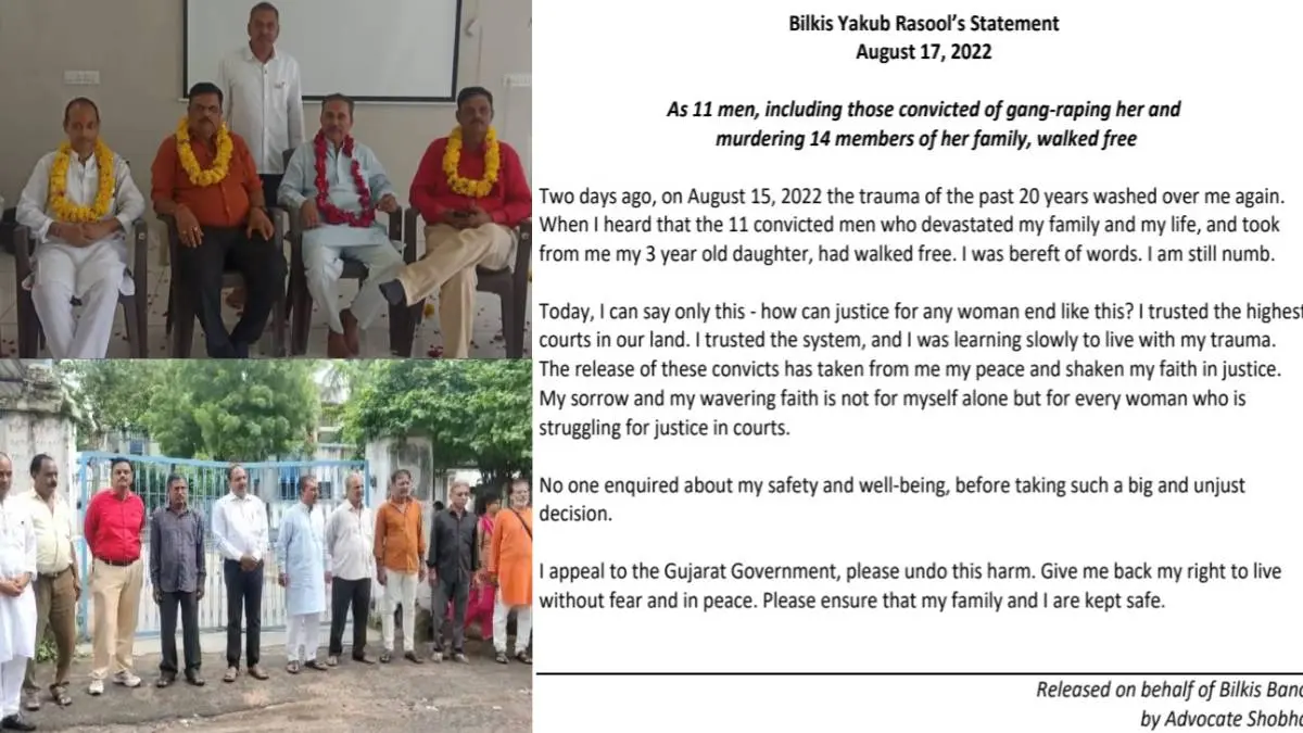 Gujarat Riots 2002: Bilkis Bano Statement On 11 Convict Release