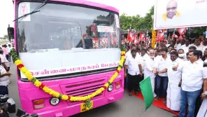 Chennai: Free Ticket Pink Bus For Women In Tamil Nadu From Today