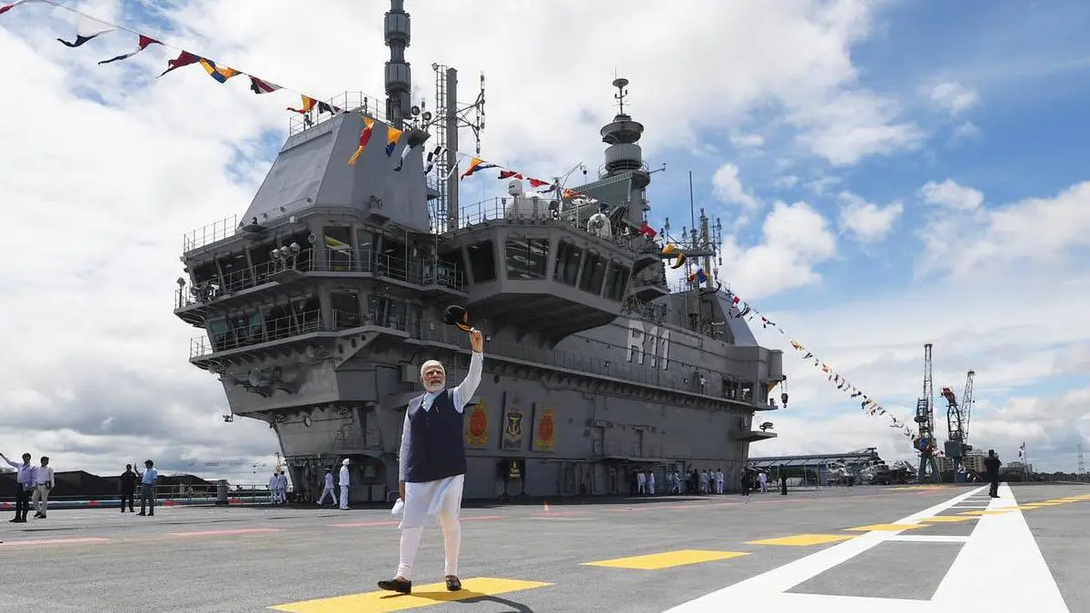 PM Modi Commissions Largest Ship INS Vikrant First Indigenous Aircraft