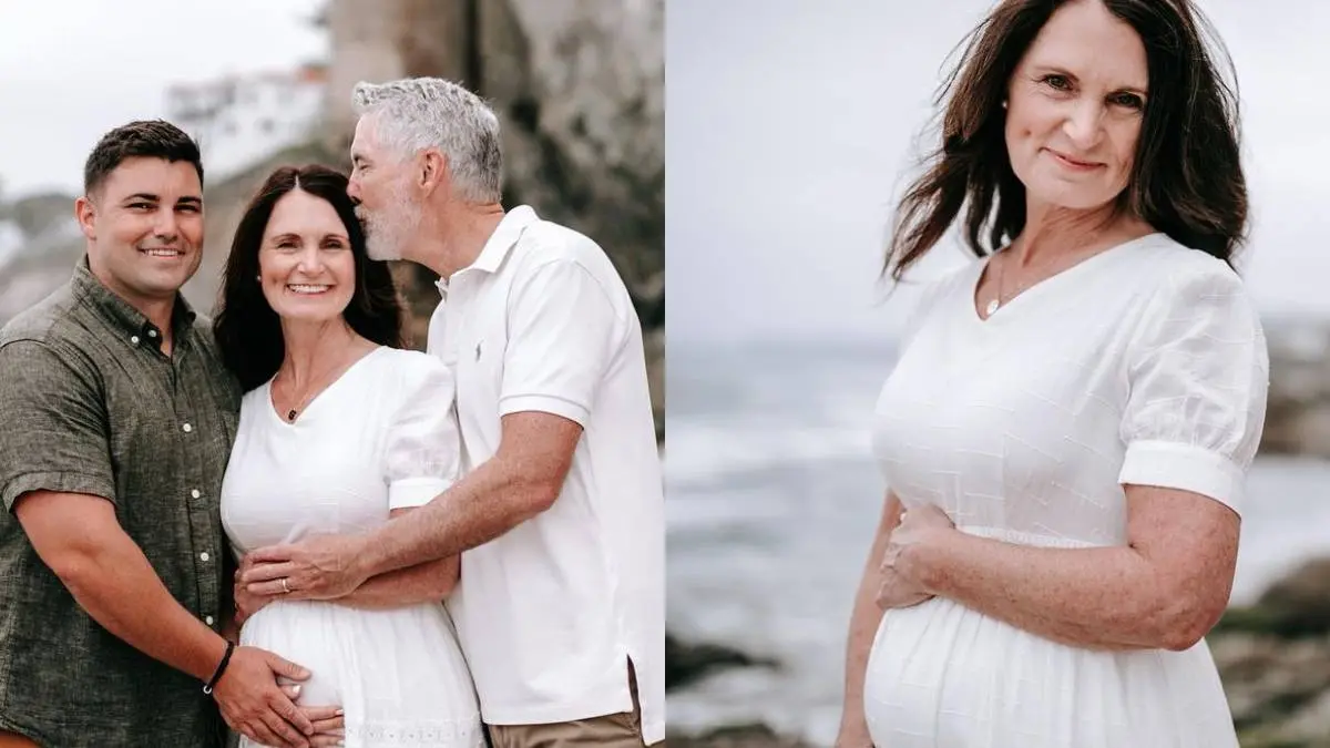 Mother Aged 56 Pregnant With Son's Baby And Expecting Grandchild