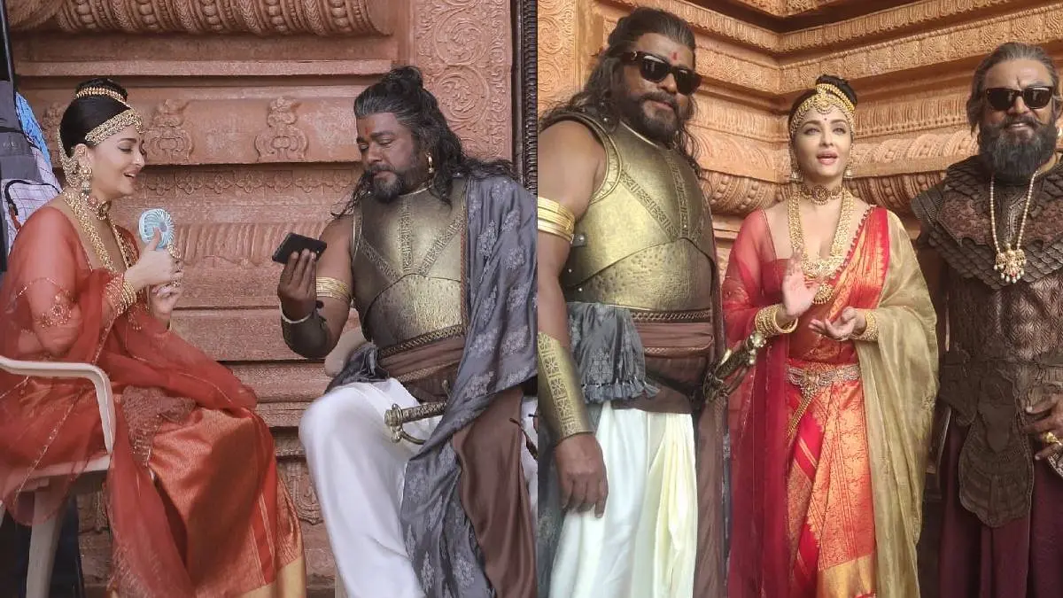 Ponniyin Selvan: Parthiban And Aishwarya Rai BTS Photos Goes Viral